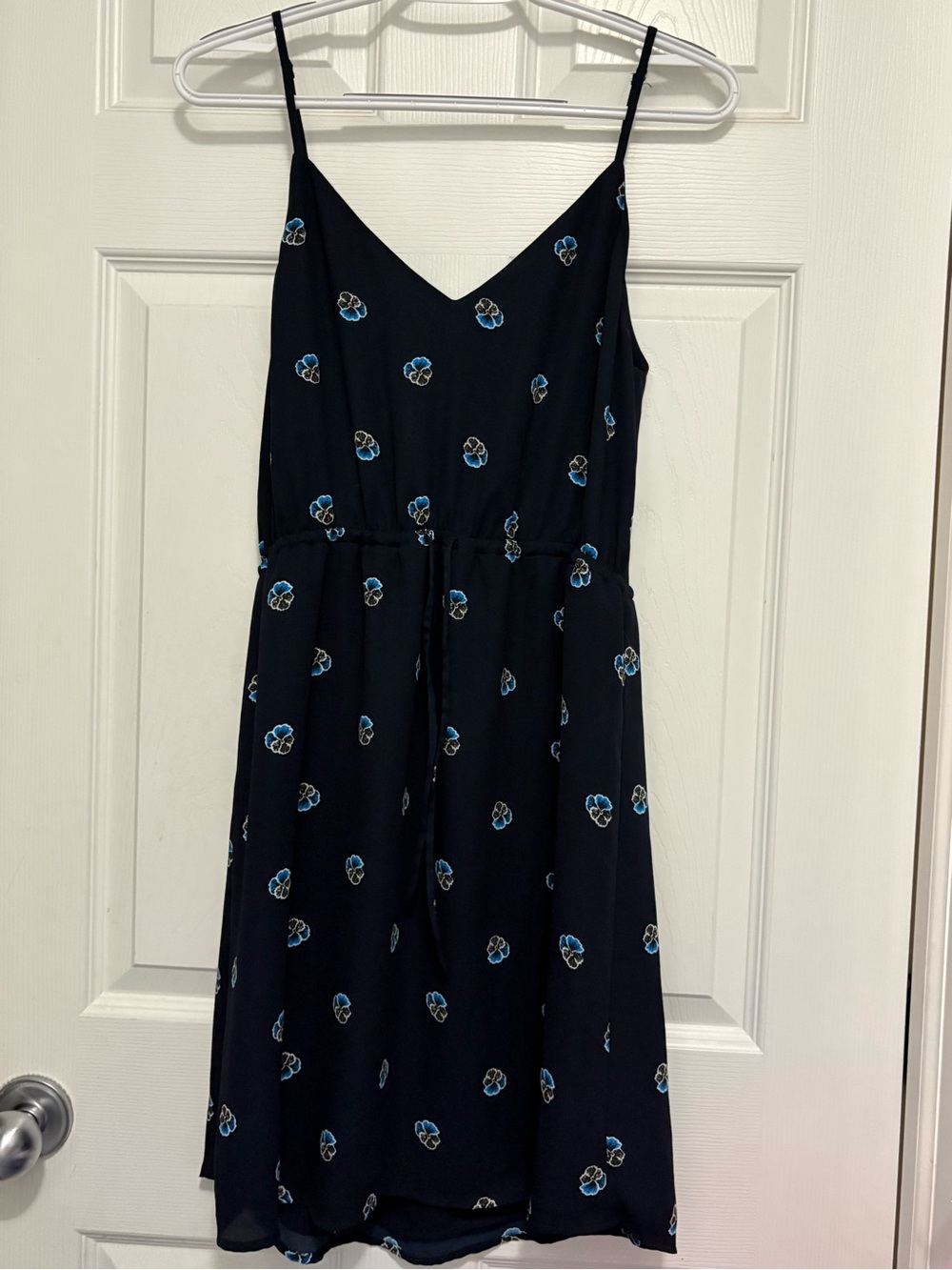 Aritzia Babaton casimir cami dress navy floral